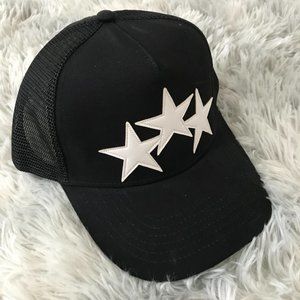 Amiri 3 Star Trucker Hat